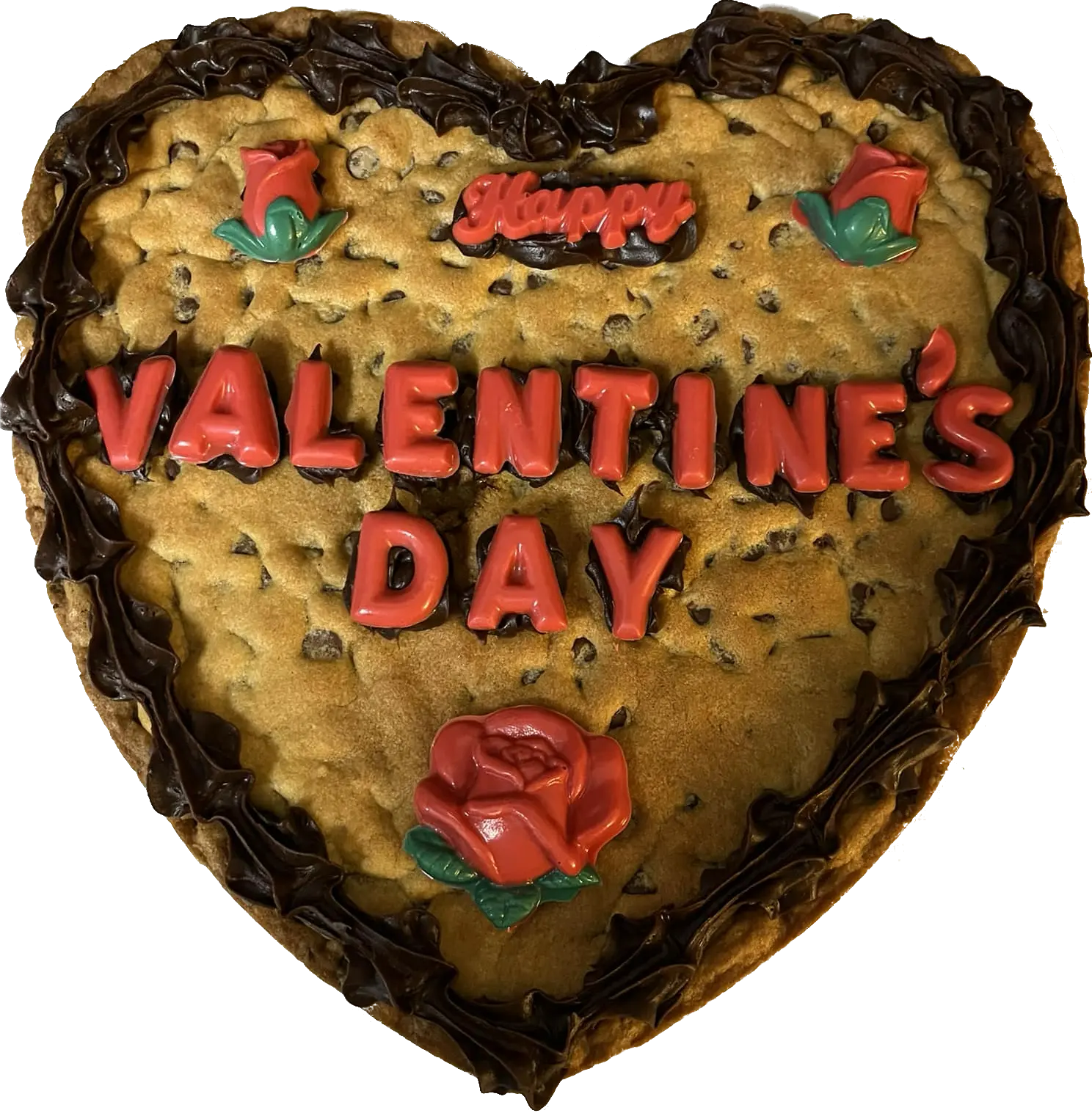Valentine's Day cookie cake